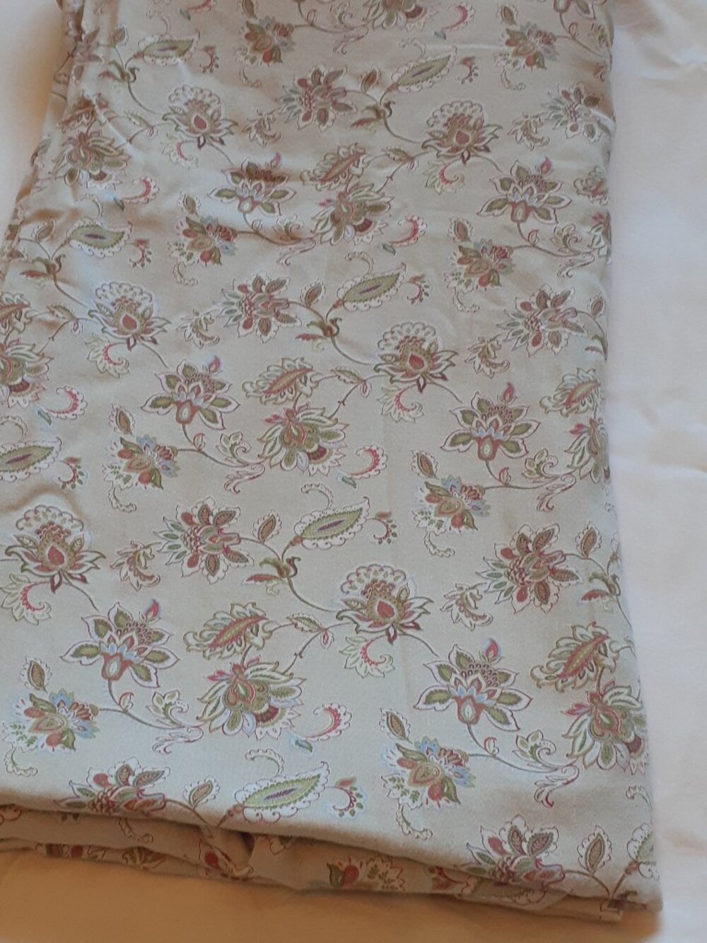 Patterned 100% Cotton Top Sheet King Size